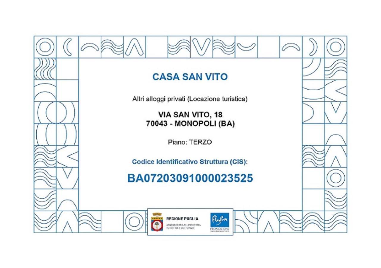 莫诺波利Casa San Vito公寓 外观 照片